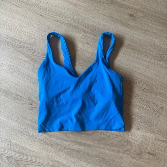 Blue lululemon align crop tank - Picture 1 of 3